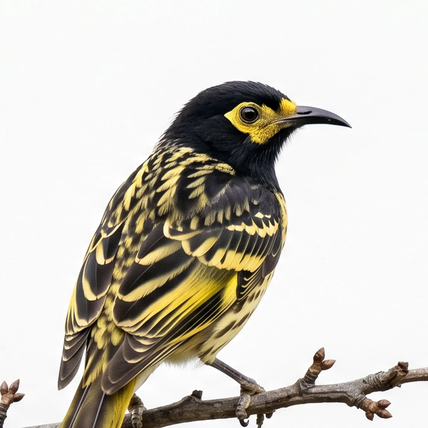 Regent honeyeater close-up
